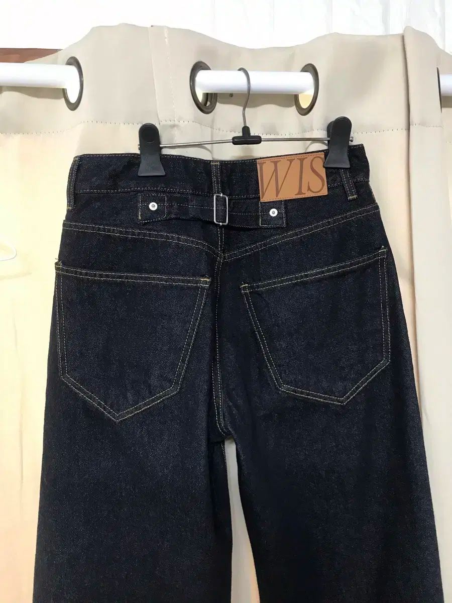 wis ドゥウィル 生デニム ビゾ パンツ S