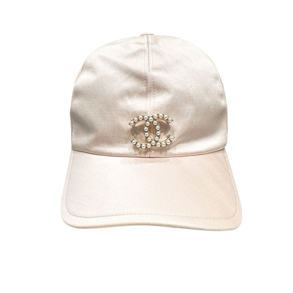 中古】 CHANEL シャネル ココマーク パール キャップ