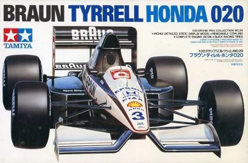【中古】プラモデル 1/20 ブラウン・ティレル ホンダ020 「グランプリコレクションシリーズ No.29」 ディスプレイモデル [20029] 定価1500円版