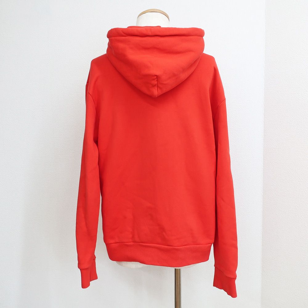 天白 LOUIS VUITTON ルイヴィトン パーカー ロゴプリント フーディ RM241MQ IHN HQY47W 表記サイズL レッド コットン アパレル メンズ 服