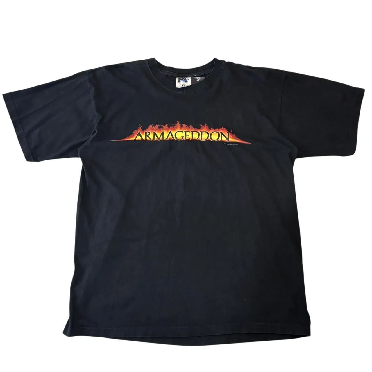 90s ARMAGEDDON S/S TEE アルマゲドン Tシャツ XL 黒 MOVIE 映画 ROYAL 