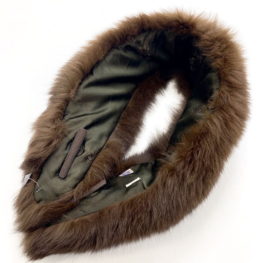 サガフォックス ☆ SAGAFOX リアルファー ファーショール マフラー 襟