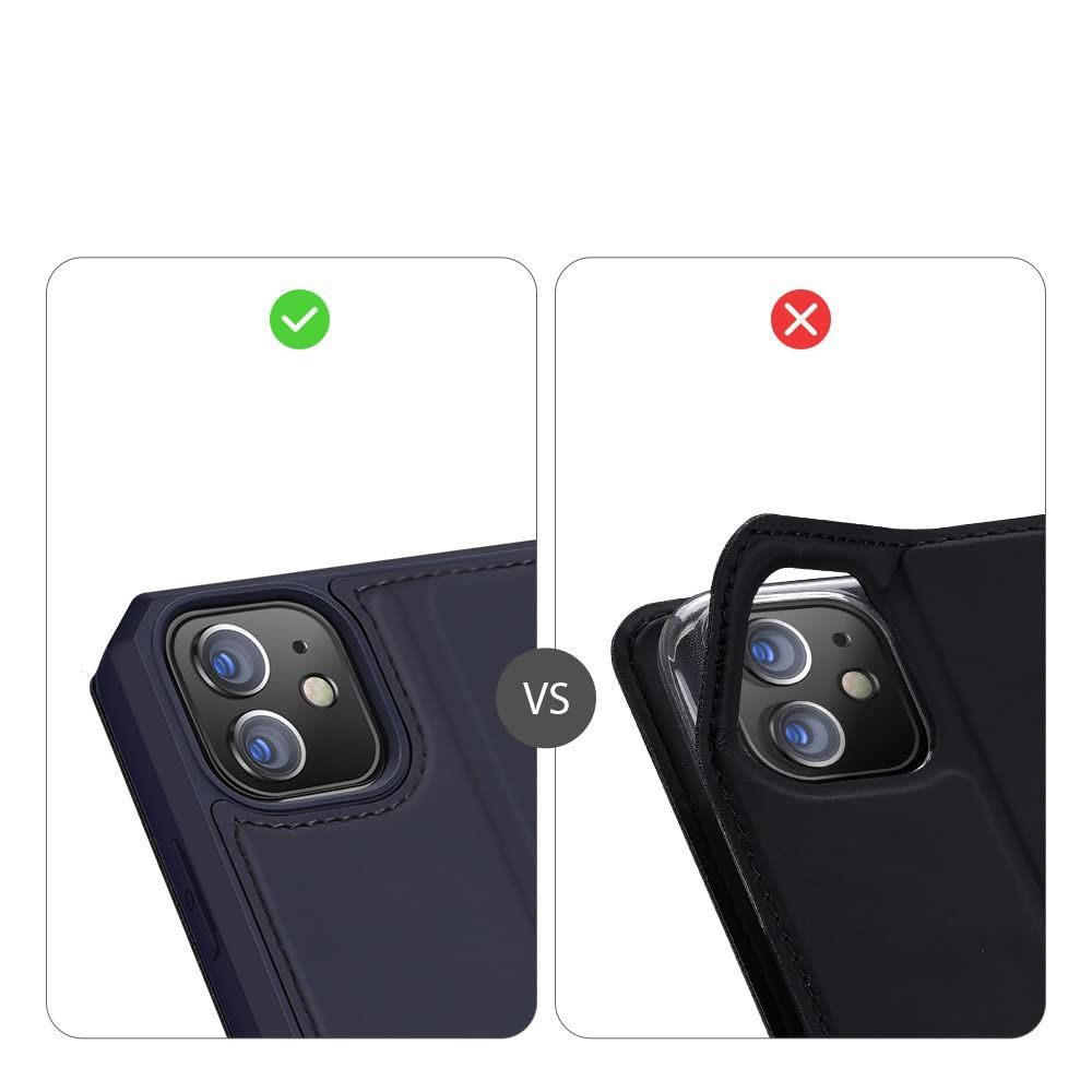 iphone12mini 用 手帳型 高級 PUレザー ス マホケース スタンド機能8P優しくて快適 iPhone 12 mini 手帳 カード収納付き  耐衝撃 色: ブルー サイズ: iPhone 12 mini(5.4)