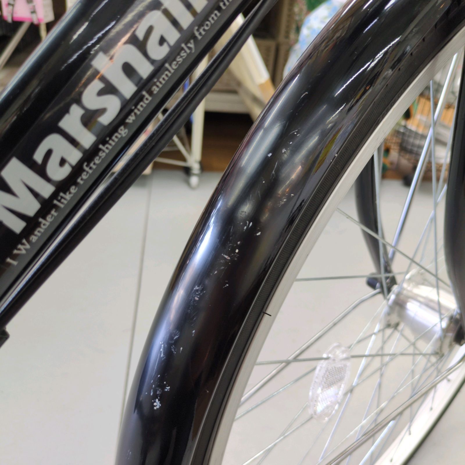 J547 ☆比較的キレイ☆普通自転車☆Marshalleek ☆6段☆LEDオート☆27