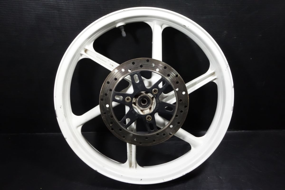 NS-1 フロントホイール ブレーキディスクローター AC12 ホンダ 純正 17×2.15 残3.7mm R20250421