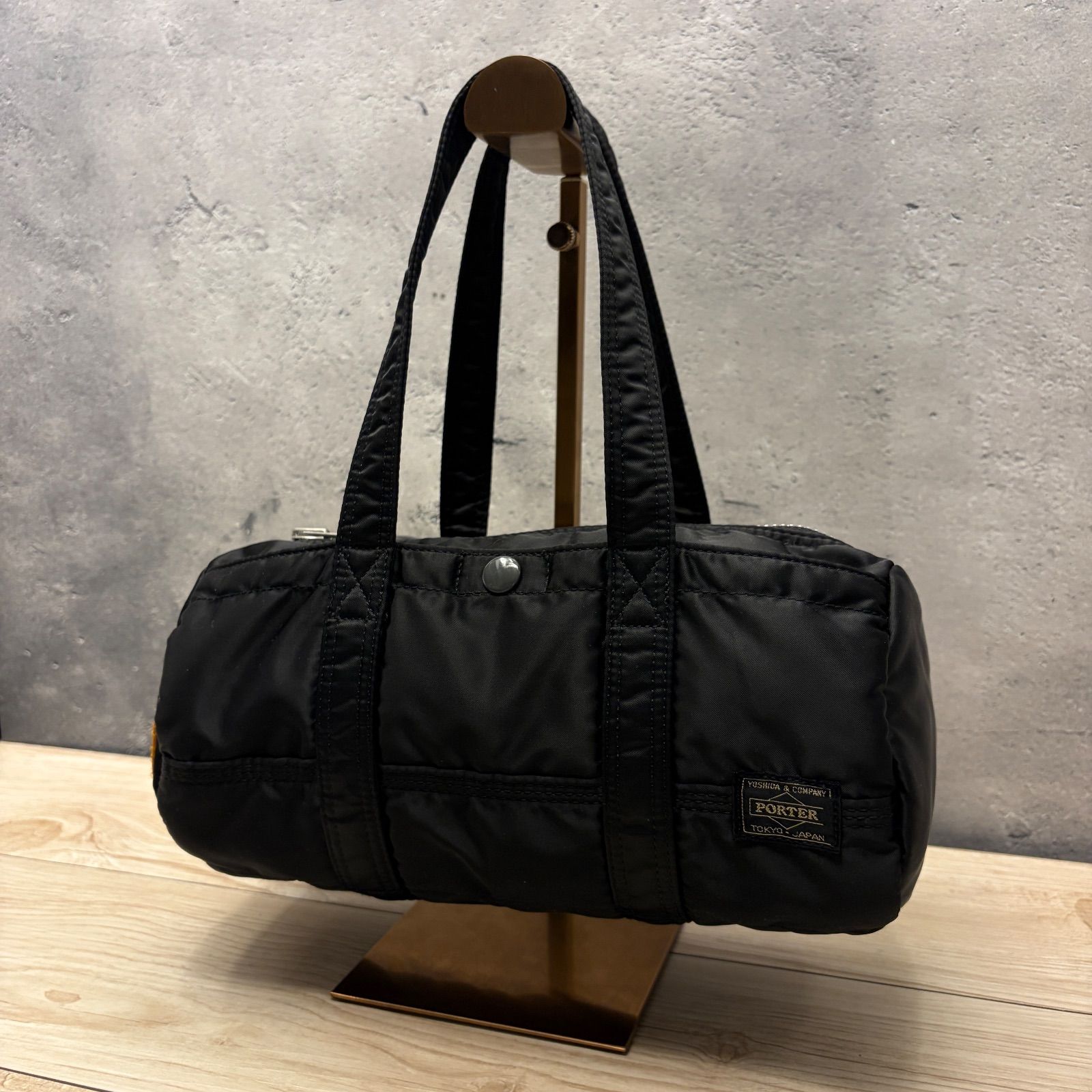 ✨PORTER ポーター タンカー ミニボストン ドラムバッグ ブラック