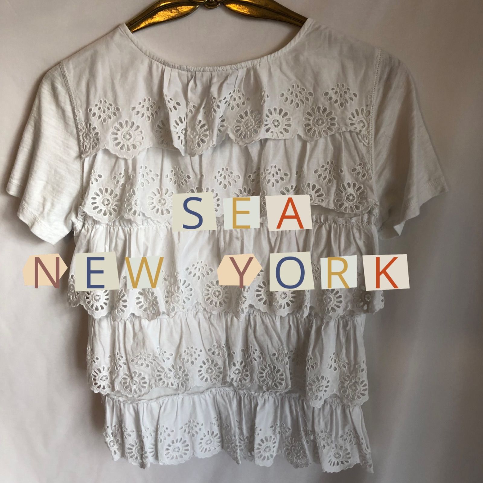 Sea new York シーニューヨーク レディース レースカットソー XSサイズ 