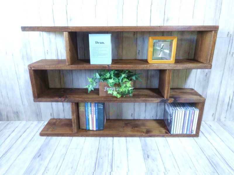 ハンドメイド カップボード３段ワイドタイプ ダークチーク色