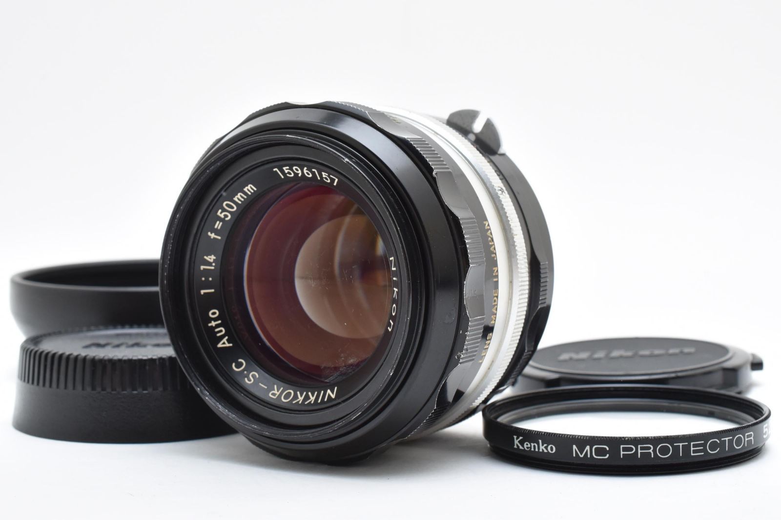 4996 【良品】 Nikon NIKKOR-S.C Auto 50mm f1.4 Non-Ai MF Lens