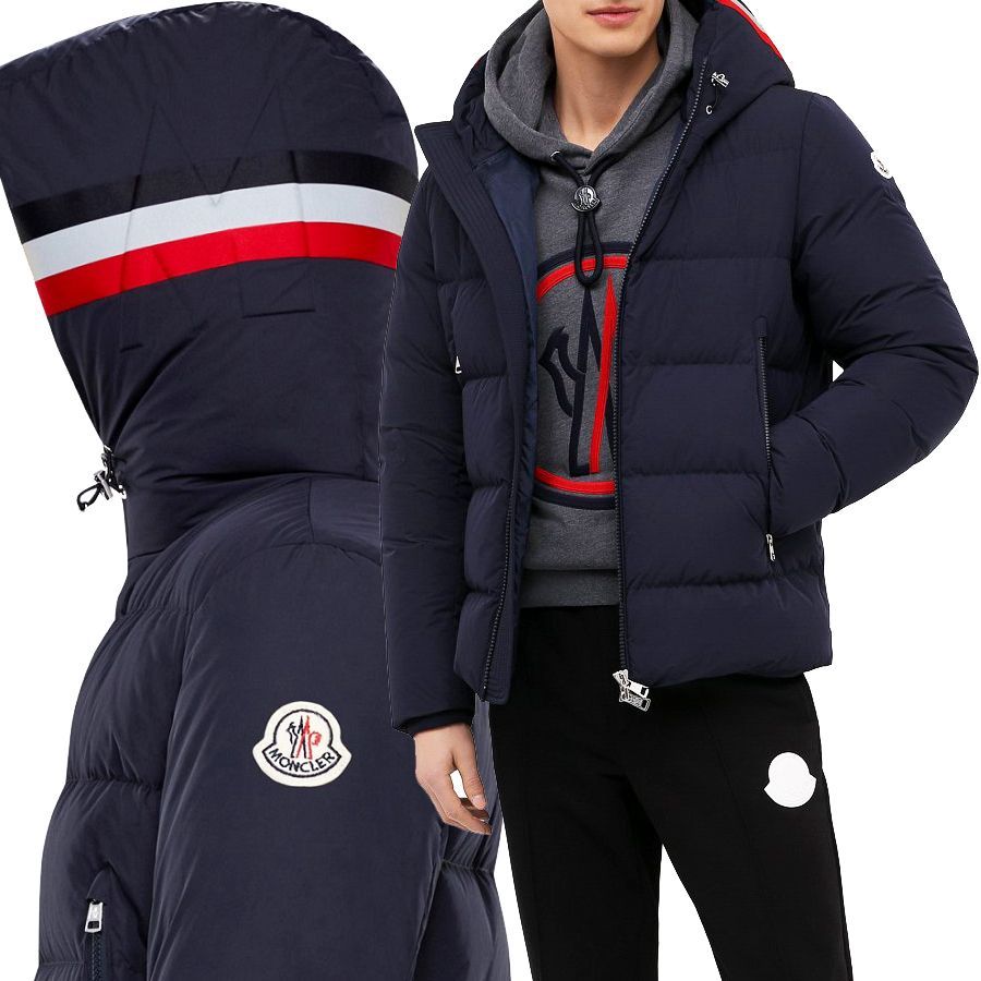 MONCLER CORBORANT 1A55600 ネイビー ダウンジャケット - セレクト