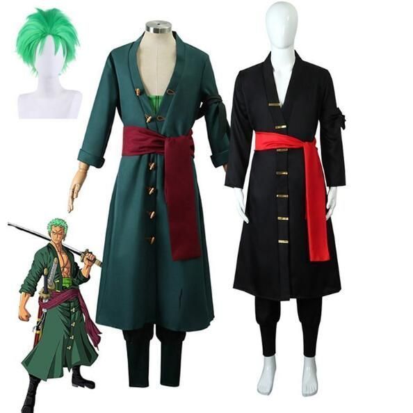 ONE PIECE ロロノアゾロ コスプレ ワンピース コスプレ 衣装 ワノ国 ロロノア ゾロ Cosplay 演出服 変装 仮装 日常服 アニメ 祭り 学園祭 文化祭 漫遊展 ハロウィン クリスマス コスチューム ウイッグ付きsuolong01