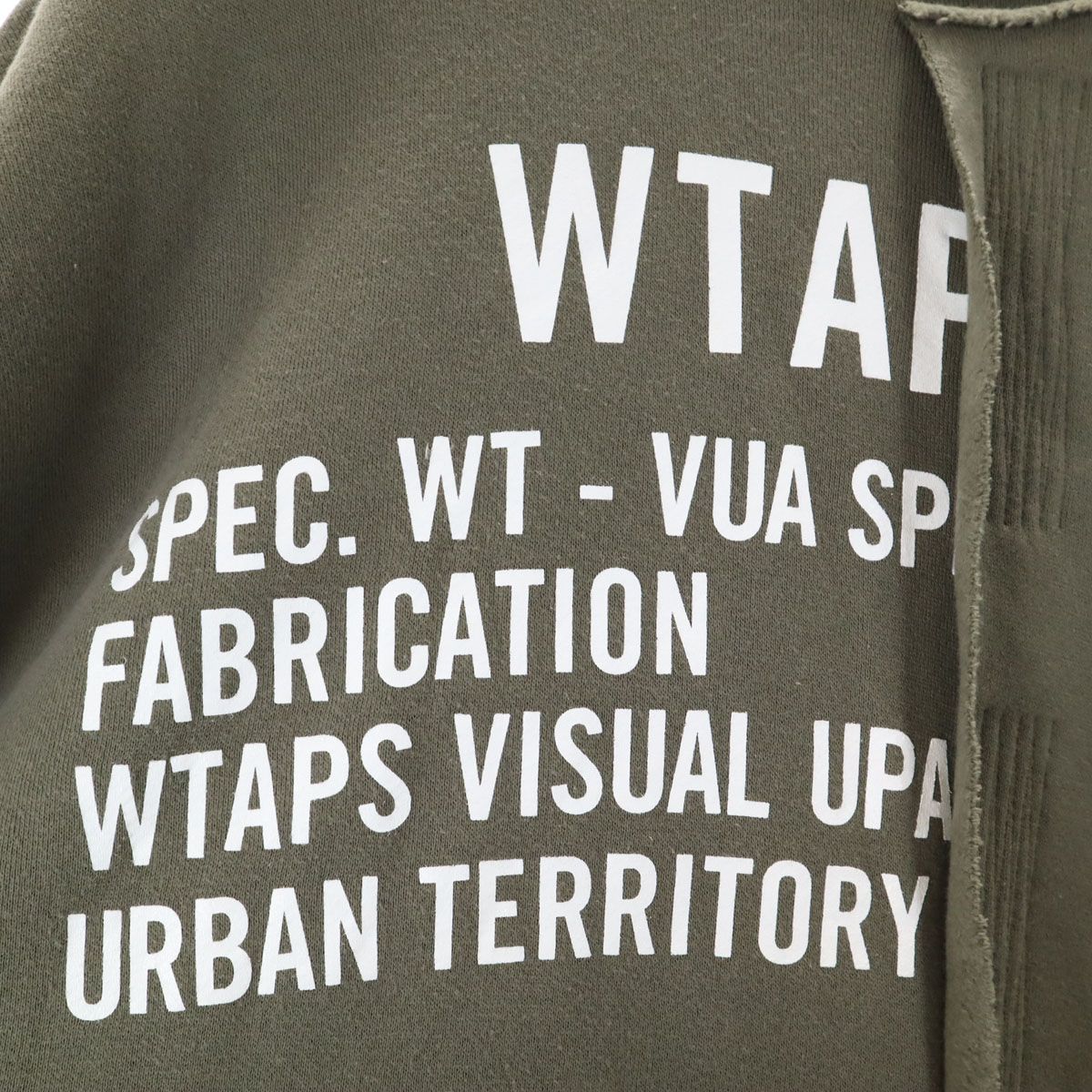 WTAPS ダブルタップス 日本製 長袖 スウェット トレーナー 2 オリーブ 
