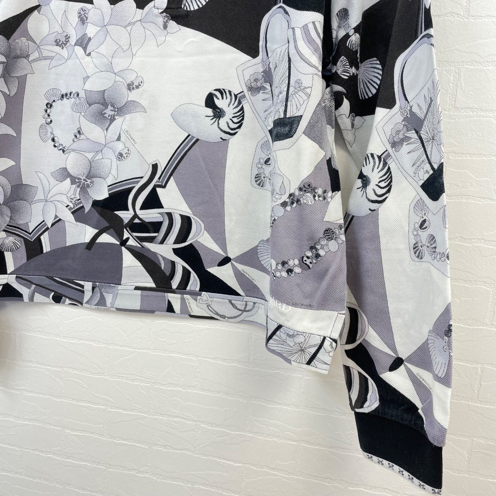 美品✨ LEONARD SPORT レオナールスポーツ ポロシャツ 長袖 42 e.s