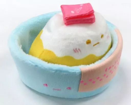 中古】ぬいぐるみ やま(赤ふじ)＆せんめんき てのりぬいぐるみ