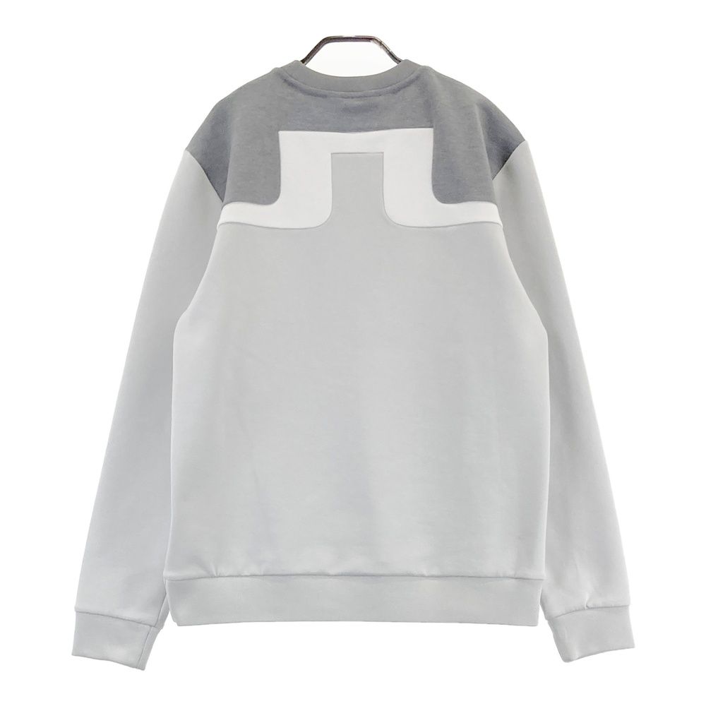 サイズ：46 J.LINDEBERG ジェイリンドバーグ 071-39919 スウェット Jeff Crew Neck  グレー系 [240101517014] ゴルフウェア メンズ ストスト サイズ：46 J.LINDEBERG ジェイリンドバーグ 071-39919 スウェット