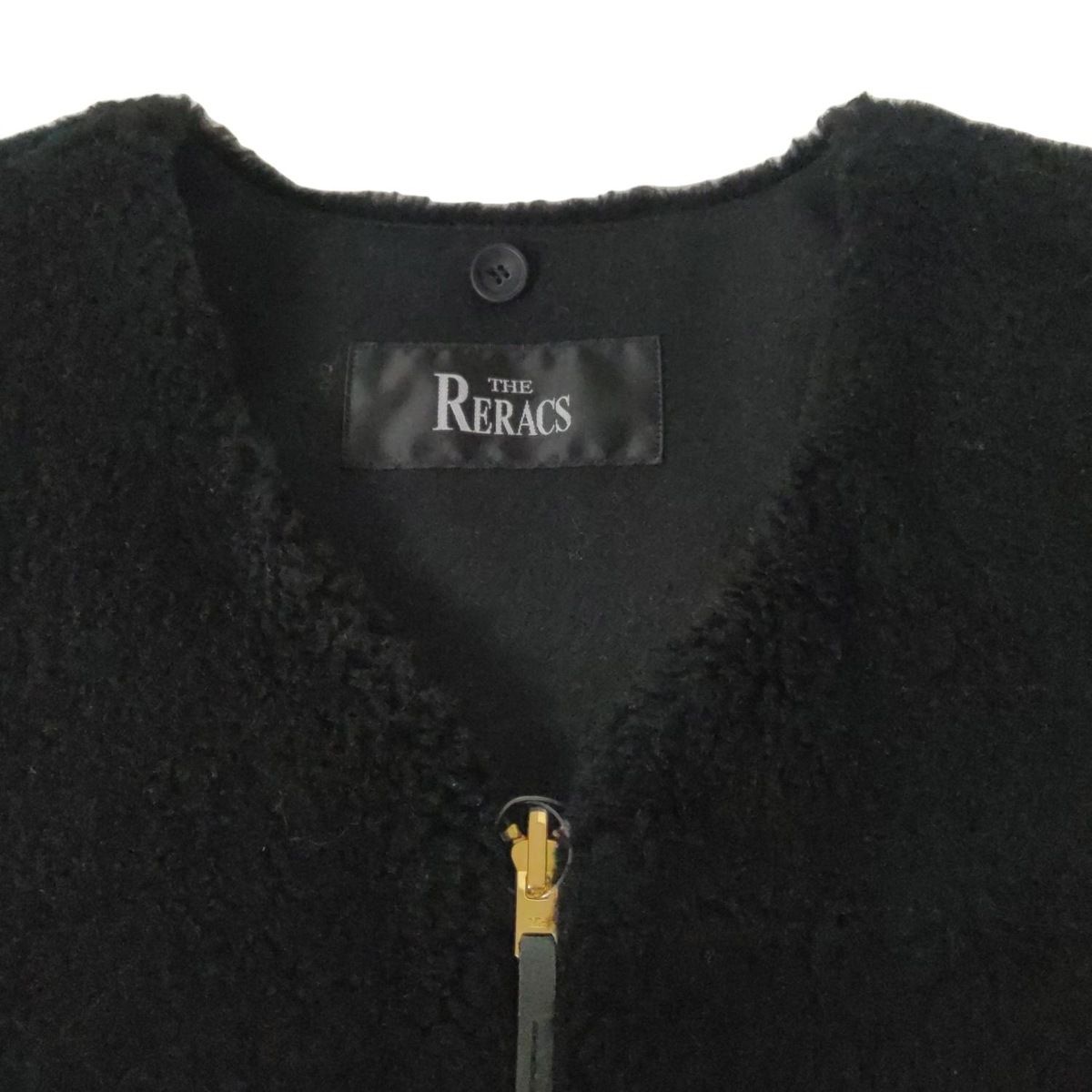 THE RERACS リラクス コート サイズ36 S レディース - 黒 ノースリーブ|冬