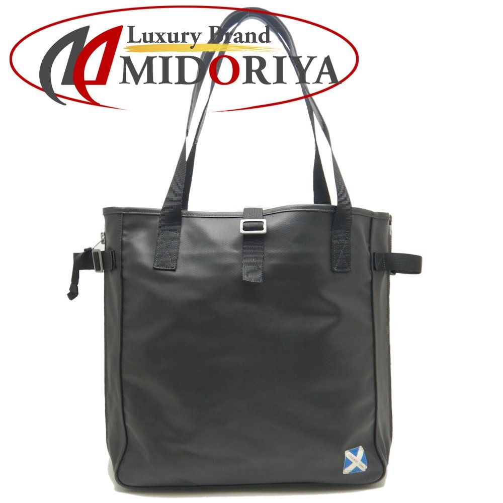 LUGGAGE LABEL ラゲッジレーベル ニューライナー 960-09291 トートバッグ レーヨンキャンバス PVCコーティングキャンバス ブラック/252490【中古】