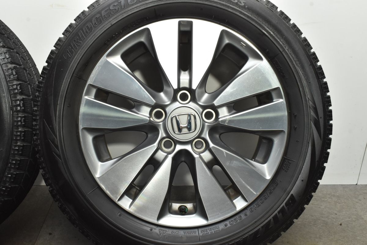 引取限定 交換用に ホンダ RK ステップワゴン 純正 16in 6J 50 PCD114.3 ブリヂストン ブリザック VRX 205 60R16 ホイールのみ販売 可 正直うれしいお手頃価格。