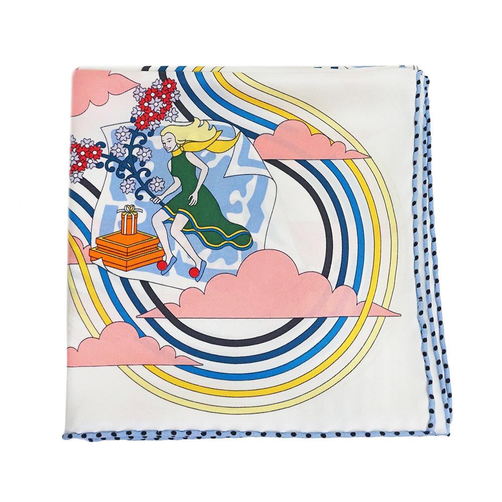 HERMESカレ70 CARRES VOLANTS 空飛ぶカレ スカーフ エルメス / HERMES カレ 70 CARRES VOLANTS/空飛ぶカレ マルチ