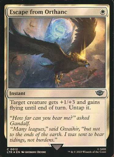 中古】マジックザギャザリング 0012[C]：【LTR】【FOIL】Escape from