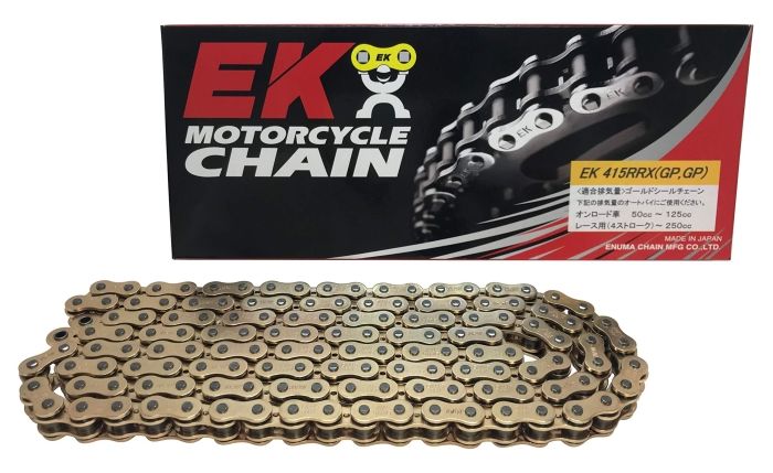 4営業日で発送 イーケー EK EKチェーン 520SR-X2 MP NP 120L MLJ メタリックピンク Z9-29-102