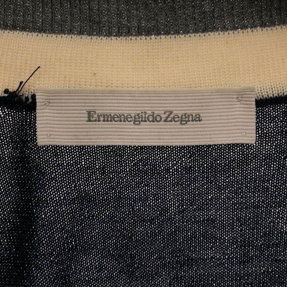 イタリア製 エルメネジルドゼニア カシミヤ混　ニットベスト Zegna イタリア製 エルメネジルドゼニア カシミヤ混 ニットベスト Zegna