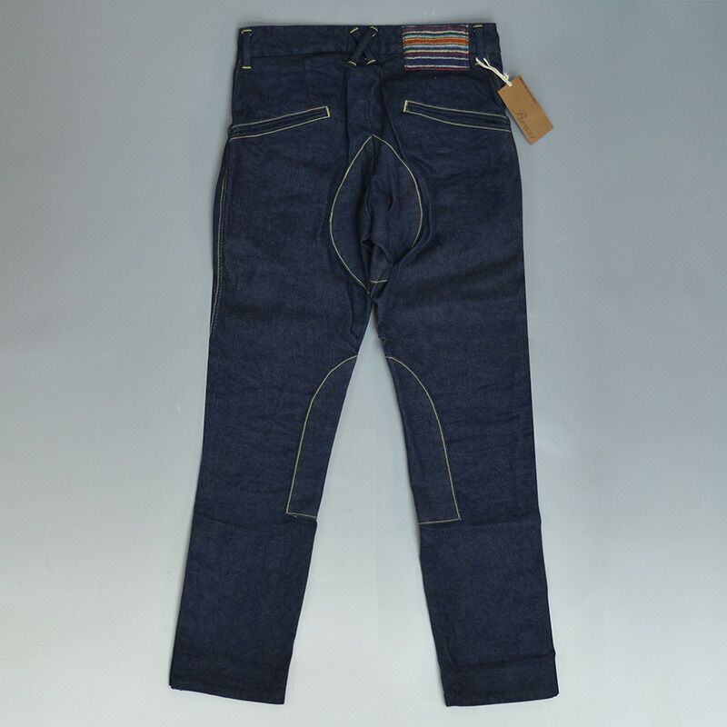 バーンアウト 定価 25 300円 ジョッパーズデニムパンツ P 15-10 CE S W 31相当 インディゴ Burnout fz 9142
