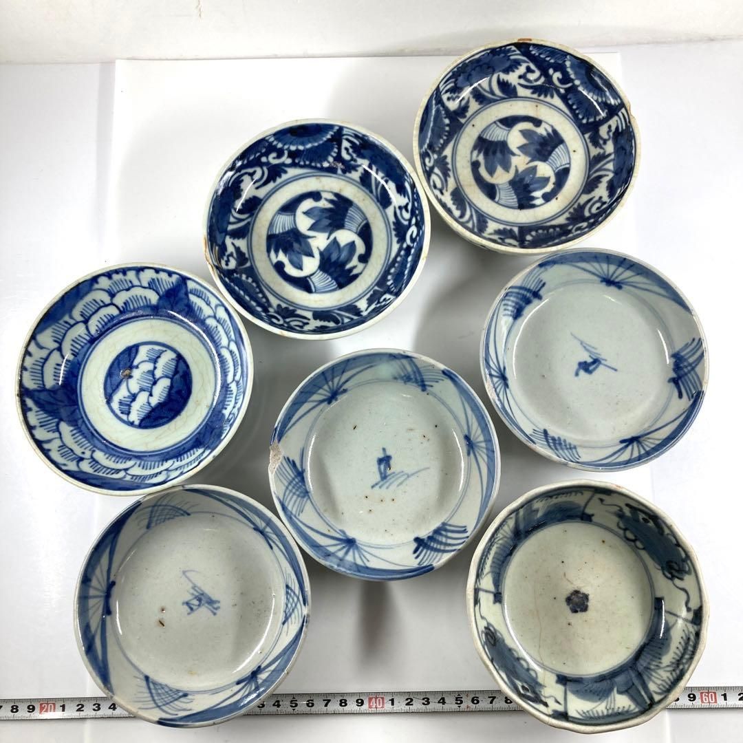古伊万里 くらわんか手 膾皿 7枚 東な7-0104① - メルカリ