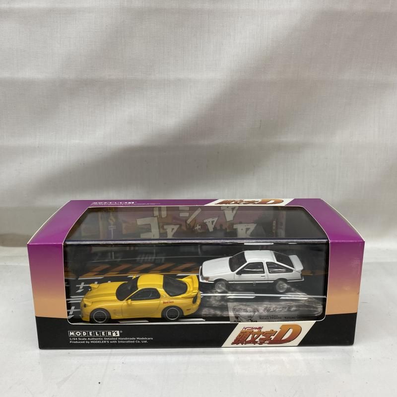 中古】開封)MODELERS 1/64 頭文字D ｾｯﾄVol.16 秋山渉ﾚﾋﾞﾝﾀｰﾎﾞ