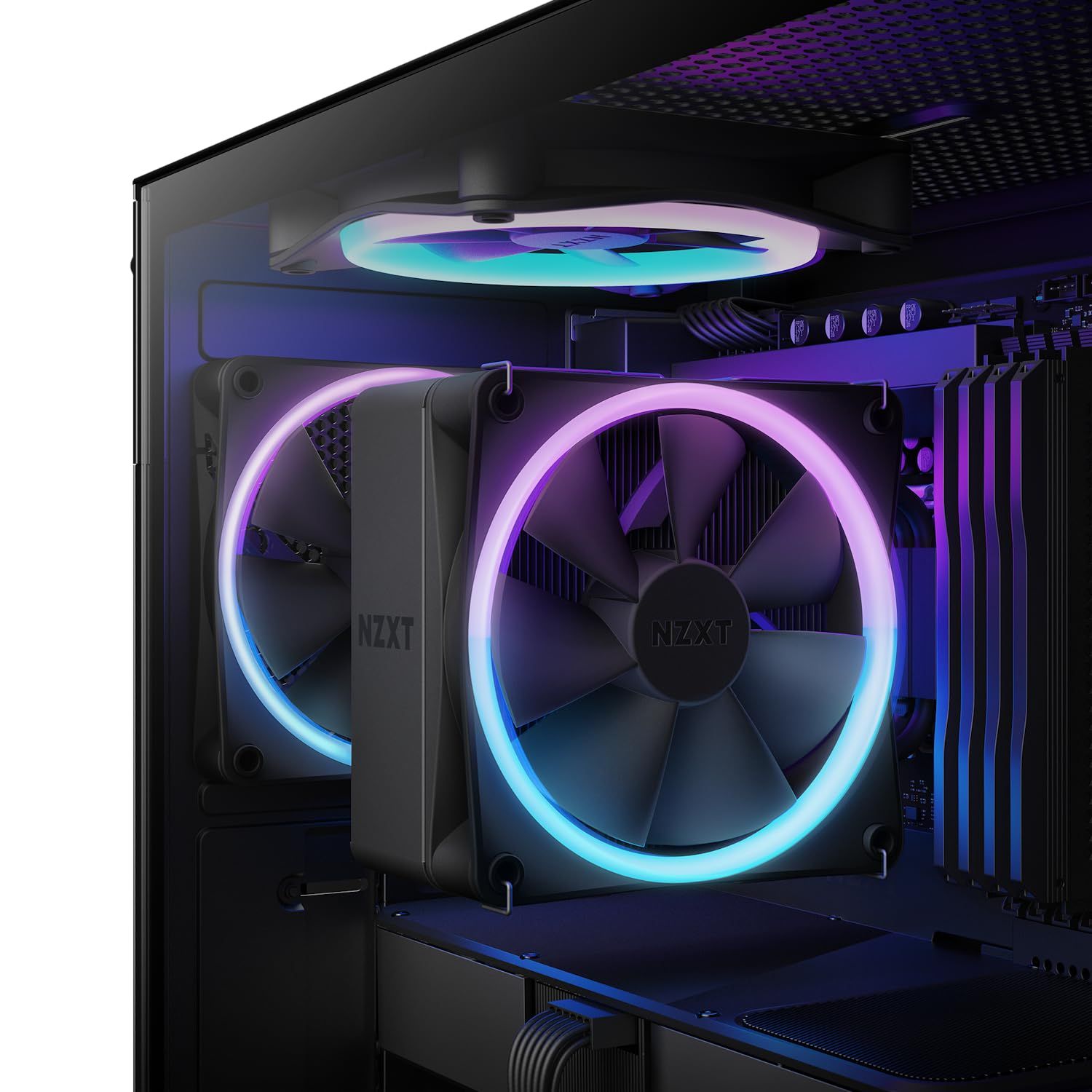 NZXT ストア CPUクーラー 空冷 T120 RGB Black RC-TR120-B1 FN1803