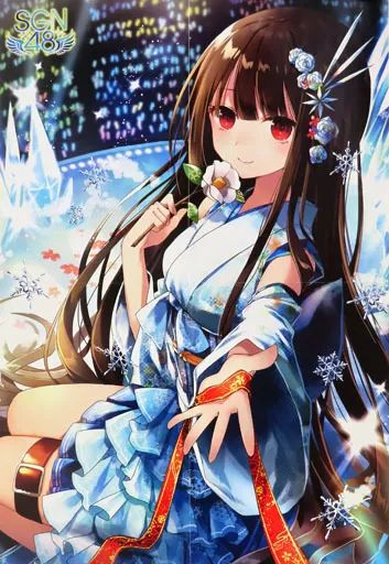 中古】ポスター SGN48特製ポスター(四つ折) スノークイーン 「幻怪姫