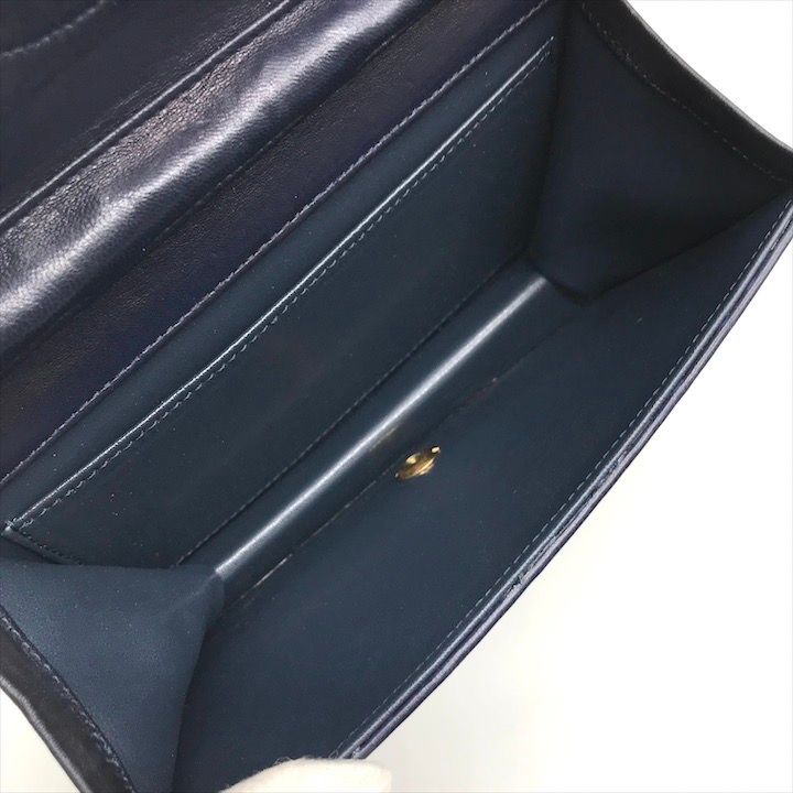 超美品 CHANEL シャネル ココマーク ラムスキン フルフラップ ミニ