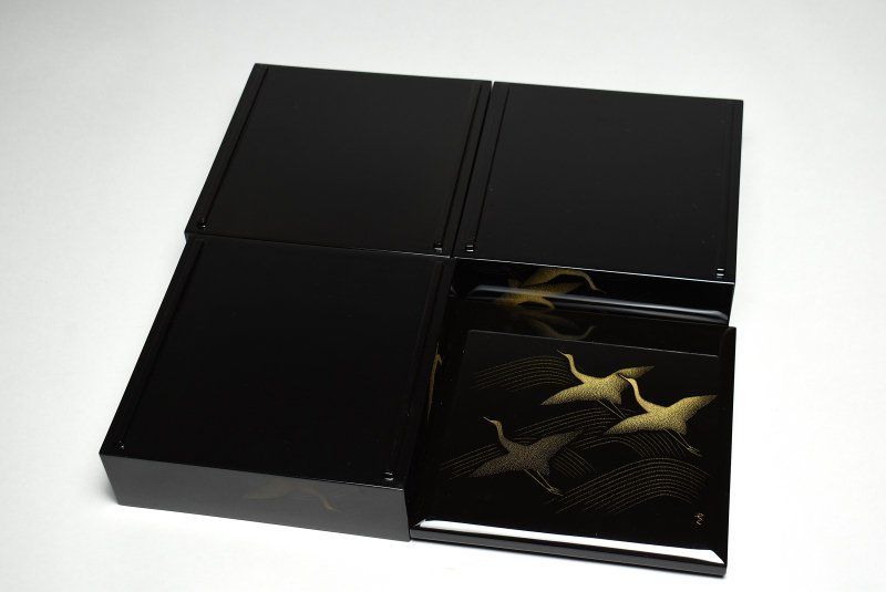 三谷吾一 輪島塗 三段重