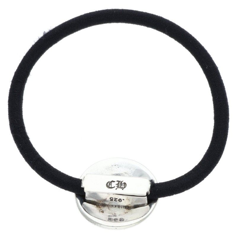 HAIRBAND|クロスボールボタンヘアゴム オールドシルバーコンチョ