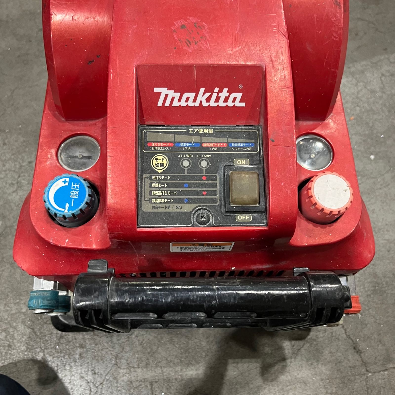 tw225redさん専用　良品マキタ高圧エアーコンプレッサーAC460XL マキタ エアコンプレッサ 内装 赤 AC460SR の通販