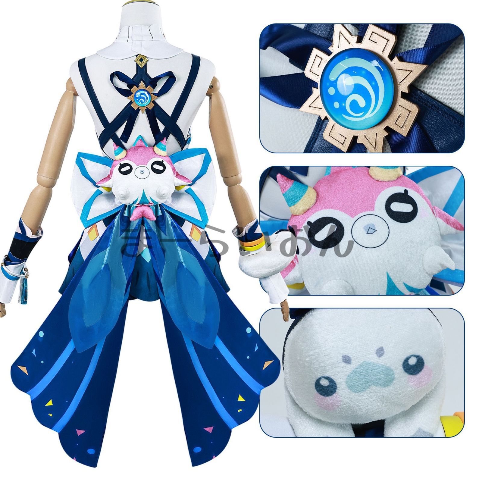 原神　ムアラニ　コスプレ衣装　ウィッグ　サンダル付き Amazon.co.jp: 原神 げんしん ムアラニ コスプレ衣装(ウィッグ