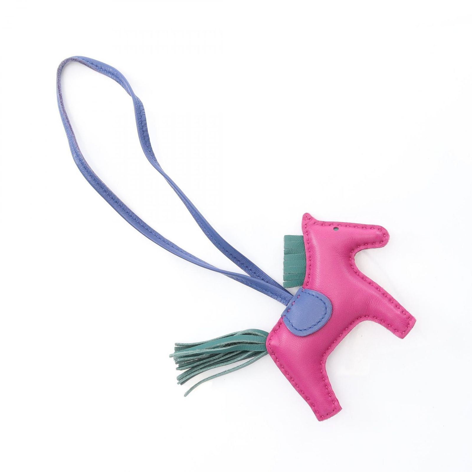 HERMES エルメス ロデオPM ローズパープル ブルーエレクトリック マラカイト チャーム