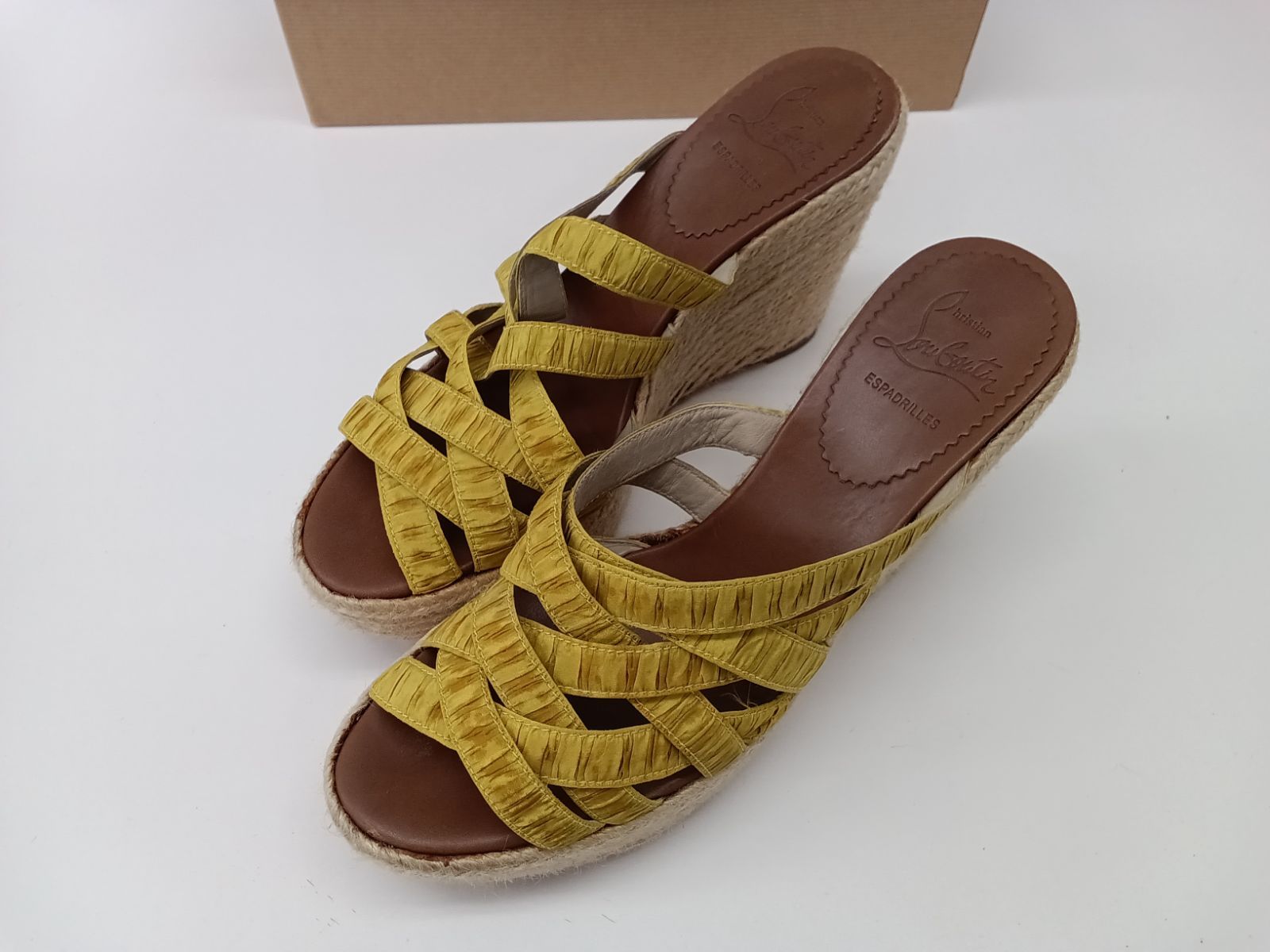 ルブタン ウェッジソールサンダル 37サイズ ルブタン ウェッジソール