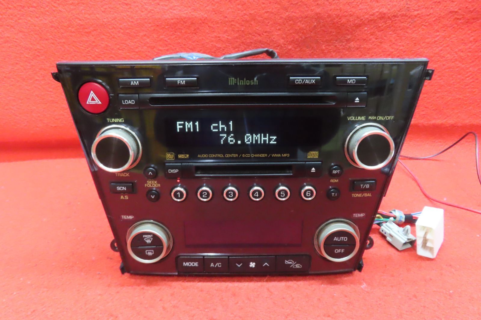 ＊CS1833＊ 付|スバル純正 BP5 BL5 レガシィ PF-41131 CDプレーヤー|デッキ|カーオーディオ 2DIN