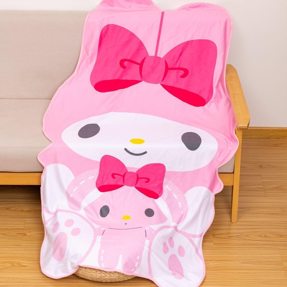 クロミ ハンギョドン ブランケット 掛ふとん Pearlona 夏用 冷房対策 マイメロディ ひざ掛け 毛布 シングル 軽量 小さめ かわいい おもしろい 洗える おしゃれ アニメ キャラクター 四季適 (マ