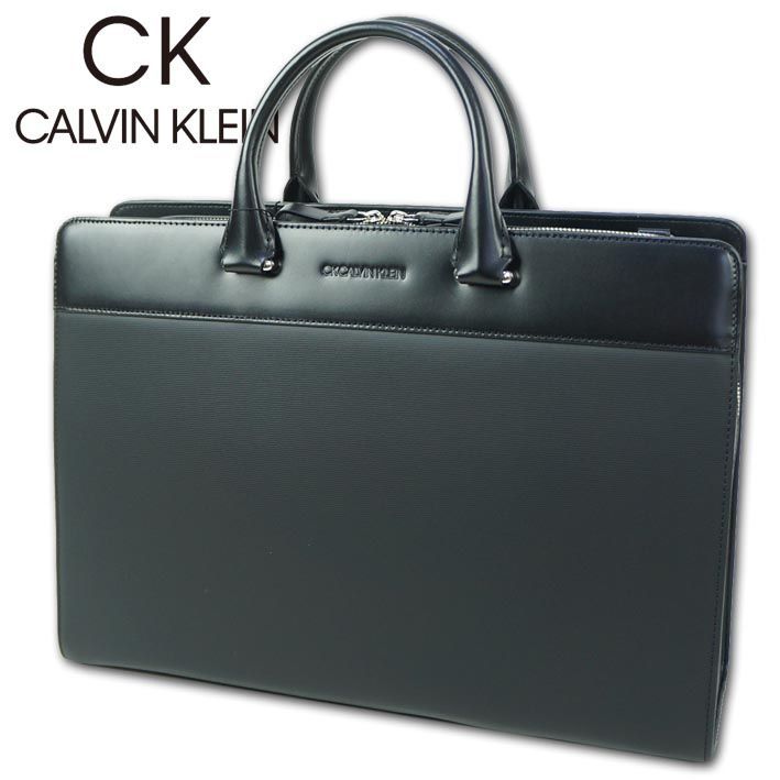 CK カルバン・クライン ハードビジネスバッグ 黒 - ビジネスバッグ