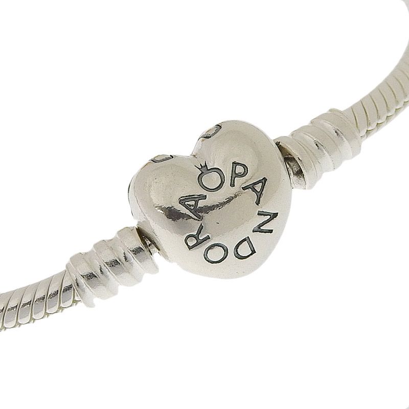 パンドラ PANDORA チャーム ブレスレット SV925 シルバー色 美品 新