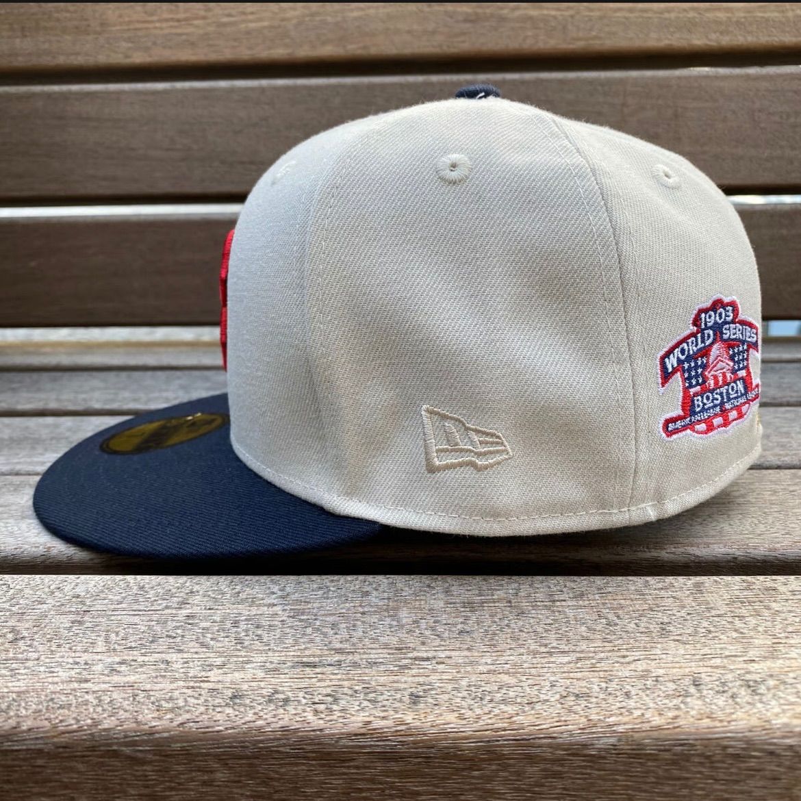 USA限定 59FIFTY ニューエラ Boston RedSox ボストン レッドソックス Off-Campus (4-7)