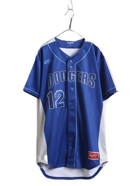 【お得なクーポン配布中!】 ローリングス ドジャース ベースボール シャツ メンズ XL 程 ゲームシャツ ユニフォーム メジャーリーグ 半袖シャツ 大きいサイズ 大リーグ
