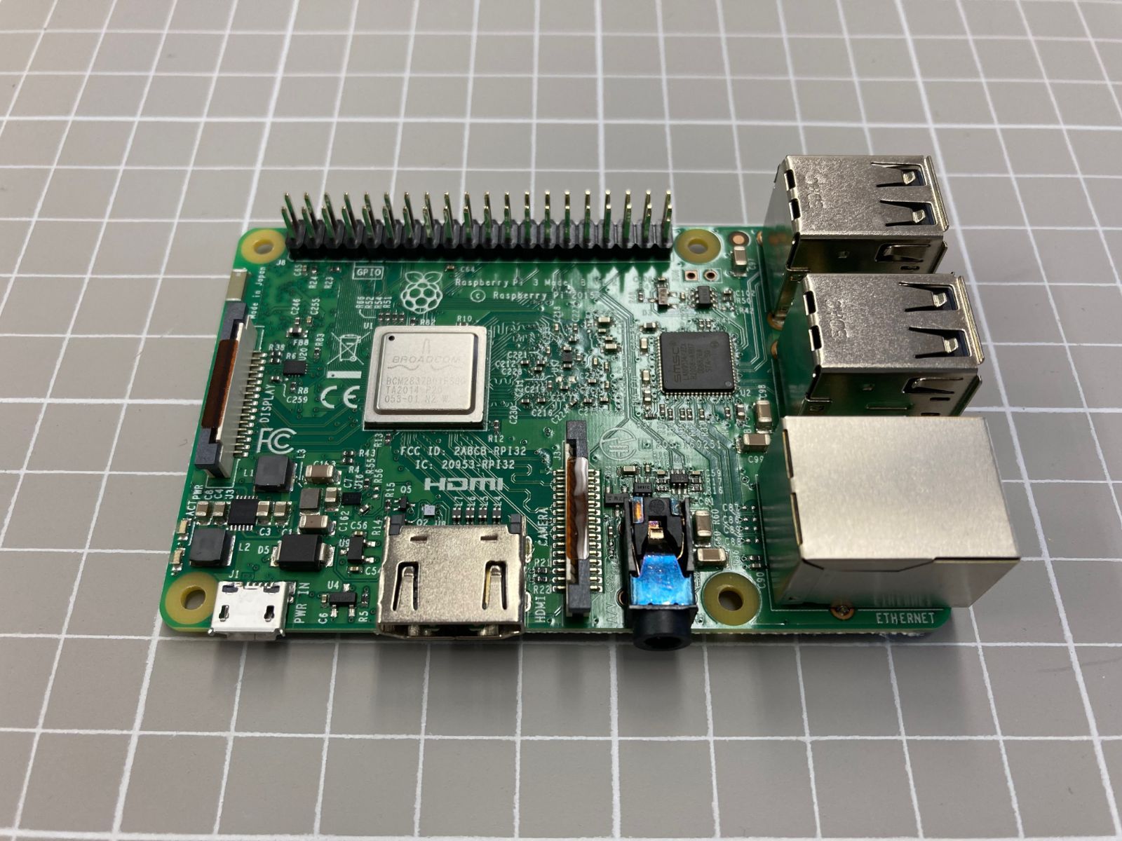 ラズベリーパイ ボード&カードセット Pi3 Model B Raspberry Pi 3 Model B シングルボードコンピュータ ラズパイ3