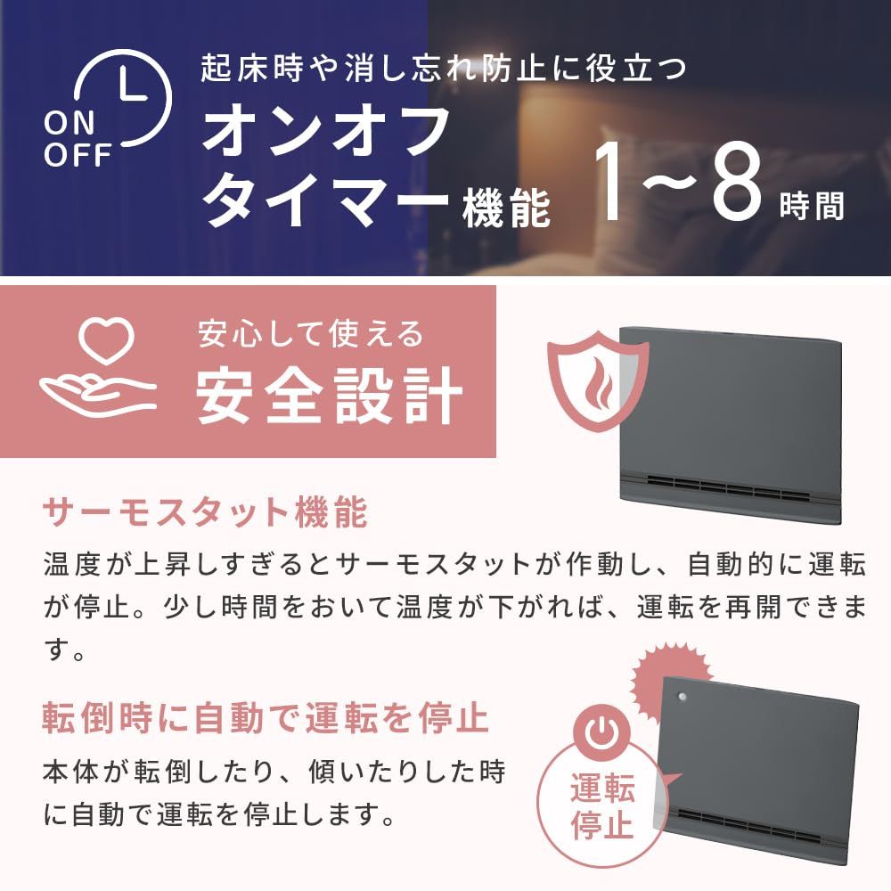 リモコン付 グレー