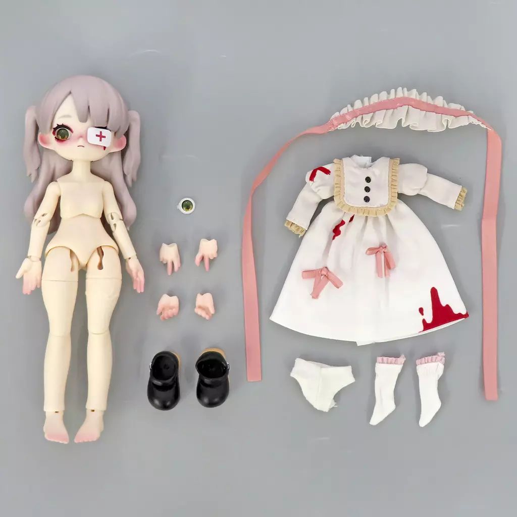 【中古】トレーディングフィギュア 狂気の少女 ラクレイ 「CYTOYS Nyssa(ニサ)：怪奇なナイトメア BJDブラインドドールシリーズ」 Amazon.co.jp: Nyssa(ニサ)：怪奇なナイトメア」シリーズ ブラインドドール 高約19～20cmcm PVC&ABS素材 1/12  BJDスペシャルボディ 女の子のギフト 関節可動フィギュア 塗装済み プレゼントハンドモデルの装飾品(Gray) : ホーム＆キッチン