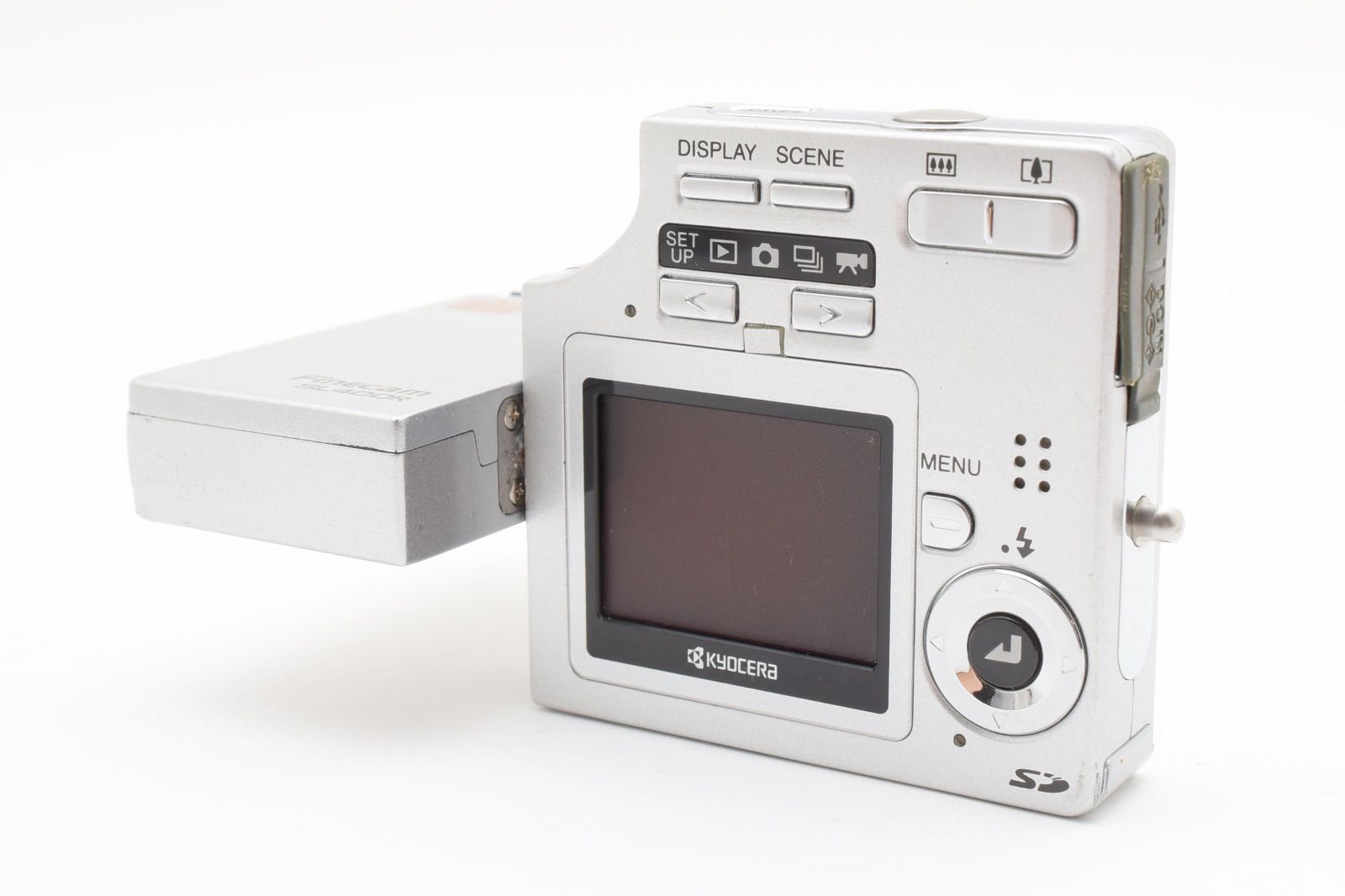 動作品OKデジタルカメラ Kyocera FINECAM SL400R 家電、AV、カメラ