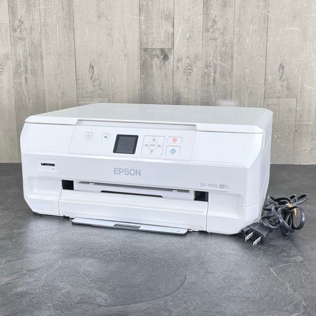 インクジェットプリンタ 【中古】 EPSON エプソン EP-707A C491M ホワイト 通電のみ / 58082 - メルカリ