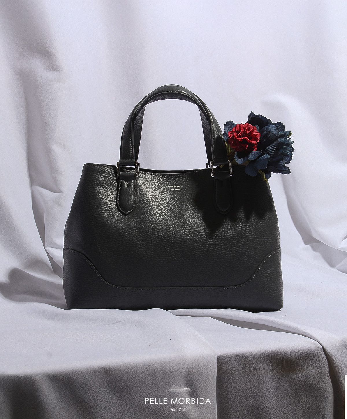 メーカー正規品 ペッレモルビダ トートバッグ メンズ レディース ブランド レザー 本革 日本製 小さめ PELLE MORBIDA Tela Marina pmo-te013